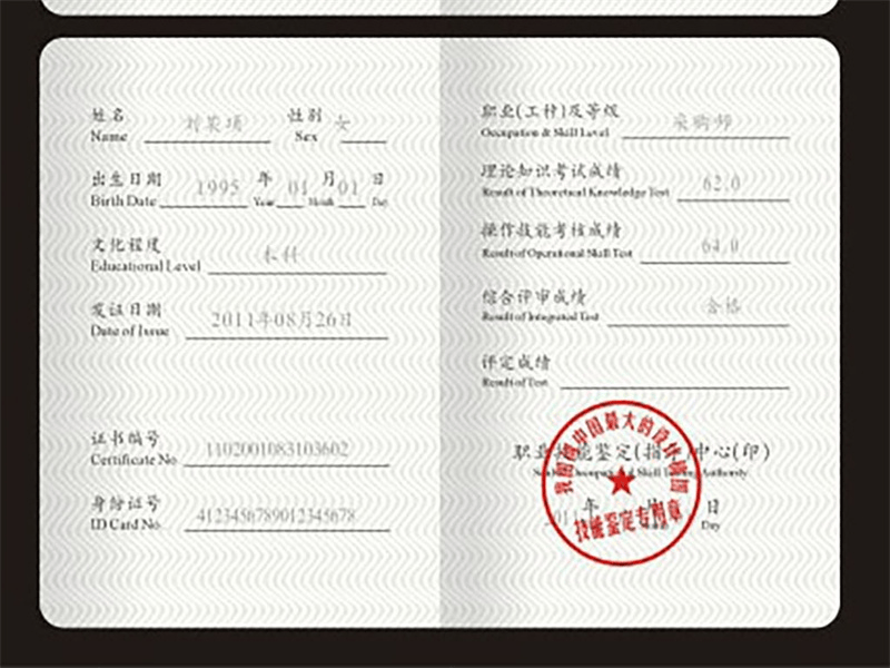 授权证书定制 授权证书定制-红金大气喜庆风